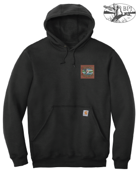 BPI Logo Hooded Sweatshirt black (select size)